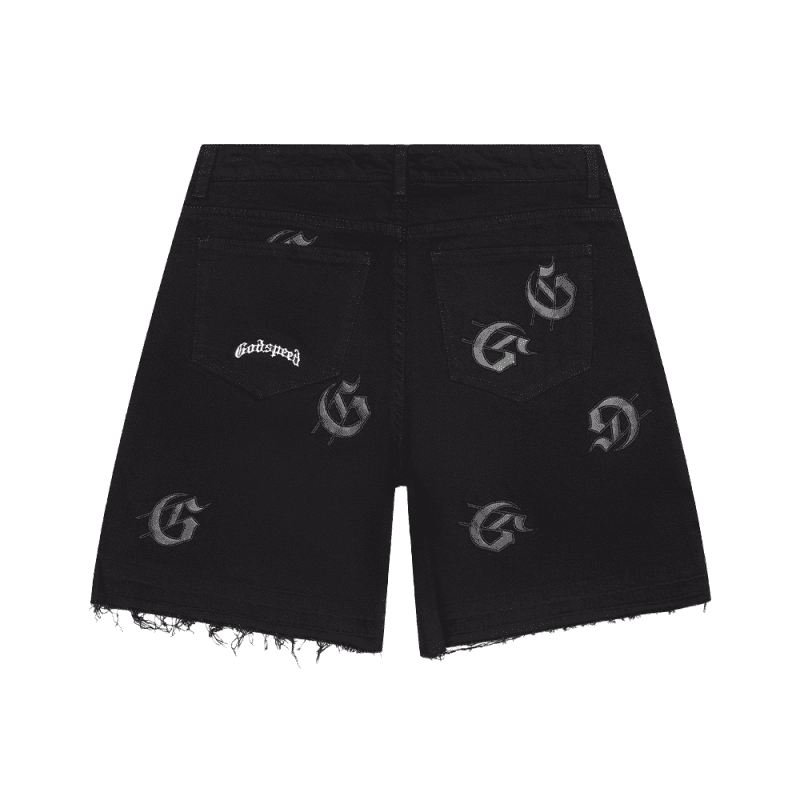 1e00c178Infinity Denim Shorts Black 01