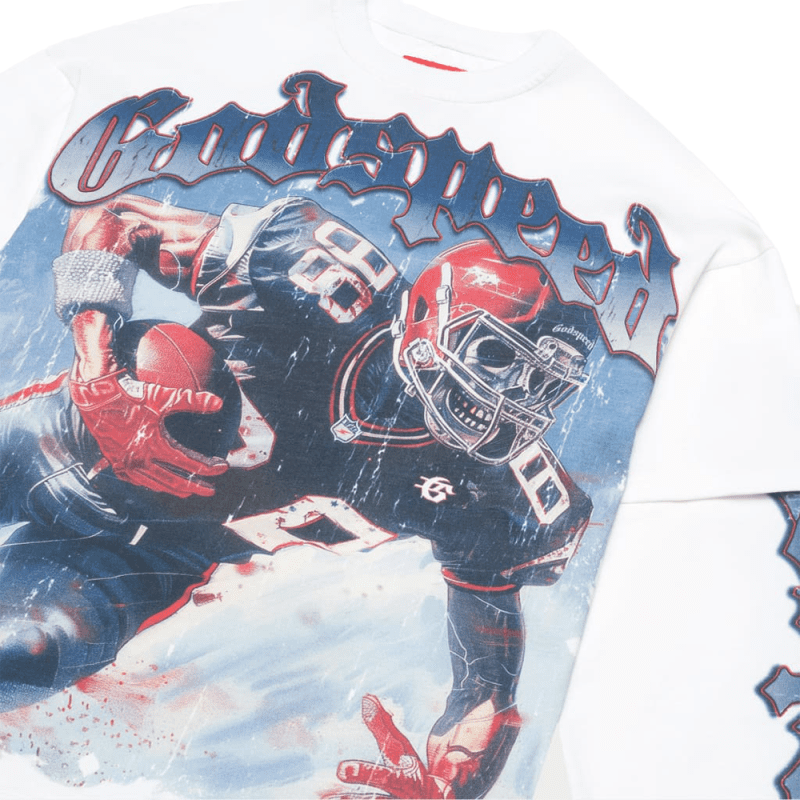 Endzone Dual Layered Tee Snow 03