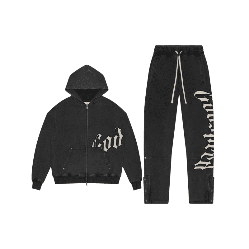 Og Logo Sweatsuit V2 Black Washed 01