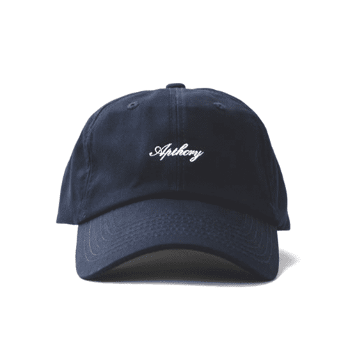 SCRIPT LOGO HAT navy 01