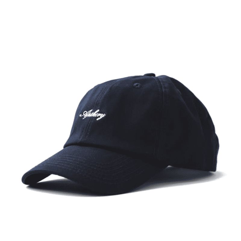 SCRIPT LOGO HAT navy 02