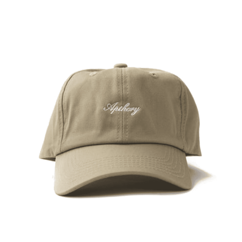 SCRIPT LOGO HAT tan 01