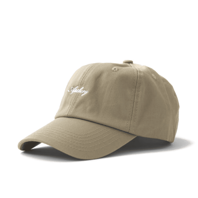 SCRIPT LOGO HAT tan 02