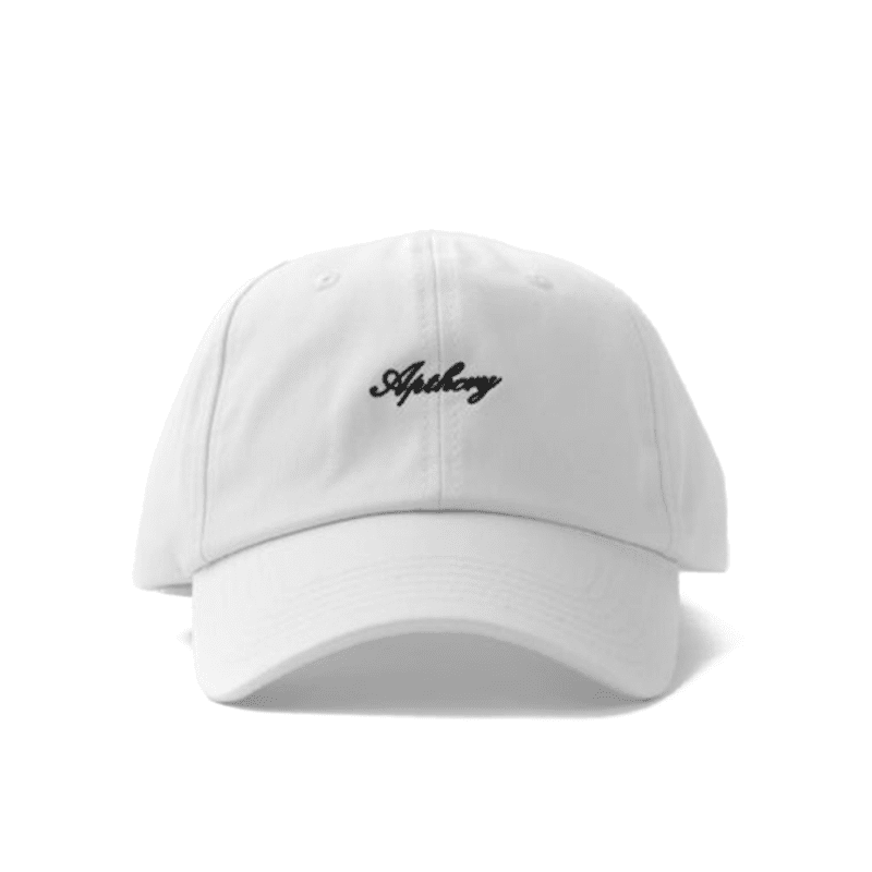 SCRIPT LOGO HAT white 01