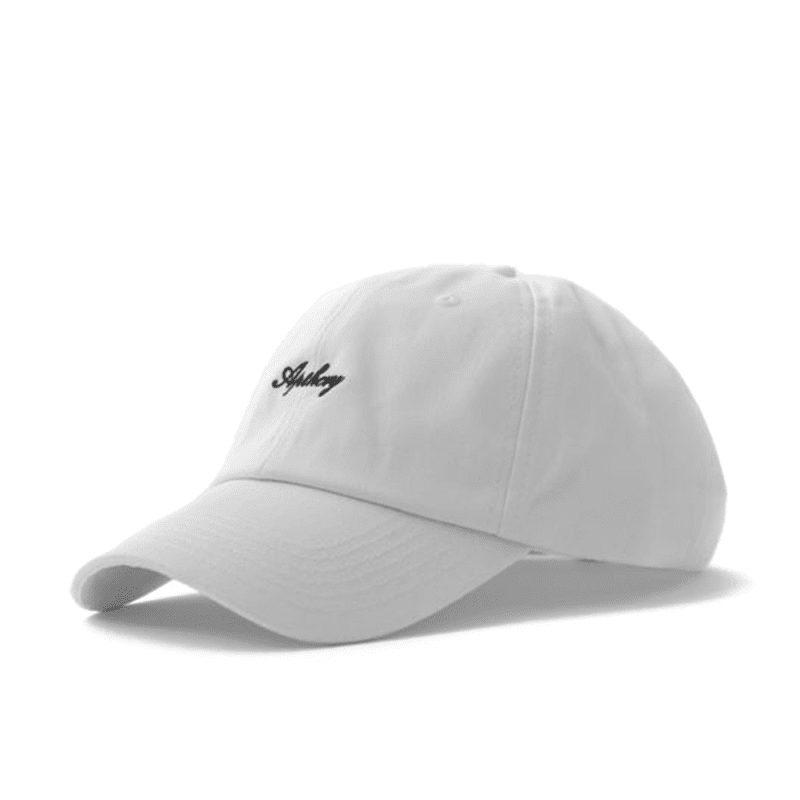 SCRIPT LOGO HAT white 02